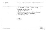 RCED-90-36 Aviation Safety: FAA's Safety Inspection ... · aging airfleet have focused attention on the Federal Aviation Adminis- tration’s (FAA) safety inspection program. FAA