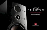 DALI CALLISTO C · 2020. 12. 15. · At DALI , we believe that digital music should deliver convenience and choice without compromise. That’s why we’ve reimagined hi-fi for the