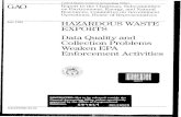 PEMD-93-24 Hazardous Waste Exports: Data Quality and … · 2020. 7. 1. · Page 2 GAO/PEMD-93-24 Data Quality and Collection Problems . Executive Summary companies chosen from the