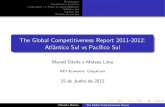 The Global Competitiveness Report 2011-2012: Atl^antico ......Marwil e Mateus The Global Competitiveness Report. Motivadores Fundamentos do Indice Longo prazo e o Indice de sustentabilidade