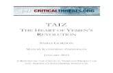 TAIZ - Critical Threats · 2020. 5. 9. · TAIZ: THE HEART OF YEMEN’S REVOLUTION JANUARY 2012 4 Taiz also matters to international interests because of ongoing gross violations