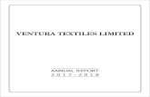VENTURA TEXTILES LIMITEDVENTURA TEXTILES LIMITED 3 ventura NOTICE NOTICE TICE is hereby given that the 48th Annual General Meeting Annual General Meeting of Ventura Textiles Limitedextiles