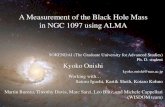 SMBH mass estimation in NGC 1097 ALMA - IAU · 2015. 11. 17. · 1. Stellar velocity dispersion McConnell et al. 2011: NGC 4889, NGC 3842 64/80 galaxy samples The method is only for