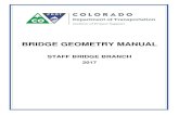 BRIDGE GEOMETRY MANUAL › library › bridge › bridge-manuals › metric-bridge-geom… · CDOT Bridge Geometry Manual Chapter 2 - Overview April 2017 Page 4 of 5 The Graphic User