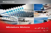 Mini Motors for Automated Solutions · lifecycle with motors designed and built using the industry’s most advanced technologies and materials. ... efﬁ ciency, low noise, linear