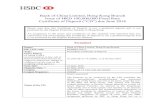 Bank of China Limited, Hong Kong Branch ... - hfi.hsbc.com.hkBank of China Limited, Hong Kong Branch Issue of HKD 100,000,000 Fixed Rate Certificate of Deposit (“CD”) due June
