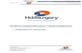 Guide for using HddSurgery™ head change toolsSeagate 2.5” hard drive mechanics which includes models 4200.2, 5400.2, 5400.3, 5400.4 and Momentus PSD with 1 or 2 platters. Sea 2.5”