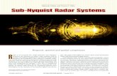 Deborah Cohen and Yonina C. Eldar Sub-Nyquist Radar Systems · 2018. 11. 21. · Deborah Cohen and Yonina C. Eldar Sub-Nyquist Radar Systems. 36 IESSI NE | November 2018| to a certain