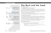 LESSON NINE The Rock and the Sand...Bible Lesson up to 20 Experiencing the Story adult Bible-times costume, hammer, Bible, chair Memory Verse Bibles Bible Study Bibles Applying the