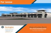 For Lease · 2020. 1. 21. · Hunington Properties, Inc. 3773 Richmond Ave., Suite 800 Houston, Texas 77046 1-800-357-1031 hpiproperties.com Shops at Luckey Ranch New Retail Shopping