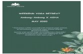 WEEKEND YOGA RETREAT Ambong-Ambong X ASHA MAY 2020 · 2020. 3. 3. · WEEKEND YOGA RETREAT Ambong-Ambong X ASHA MAY 2020 “ Find peace within yourself with tropical yoga retreat,
