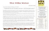 The Villa Voice...2012/09/07  · The Montessori Way by Tim Seldin. I would like to share this with you: “Child’s eye view— Remember that your child’s world is up close and