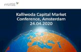 Kalliwoda Capital Market Conference, Amsterdam 24.04 · 2020. 4. 24. · Kalliwoda Capital Market Conference, Amsterdam 24.04.2020. mVISE AG Your Partner for Digital Transformation