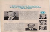 Officers & Directors 1983-1984 - Ohio Lionshistory.ohiolions.org/PIPLCI/bio/1983.pdfOfficers and Directors Lions Clubs International 1983-1984 Dr. James M. "Jim" Fowler, of Little
