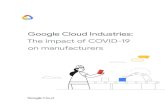 Google Cloud Industries: The impact of COVID-19 on ......Manufacturing is one of our priority verticals at Google Cloud. Our ecosystem of connected devices, products, and solutions