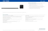 HW-T450 SPEC SHEET...HW-T450 SPEC SHEET PRODUCT HIGHLIGHTS • Feel like you’re part of the scene with Dolby Audio and DTS. • Connect wirelessly to other devices with Bluetooth®