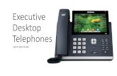 Executive Desktop Telephones - Slappey › downloads › executive-phone-ppt.pdf · (like cell) to ringat the same time as main extension. Program Line Keys • Select Phones on nav