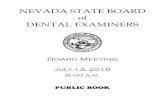 NEVADA STATE BOARD of DENTAL EXAMINERSdental.nv.gov/uploadedFiles/dentalnvgov/content/Public_Info/Meetin… · May 11, 2018 Board Meeting Minutes Page 1 of 8 1 NEVADA STATE BOARD