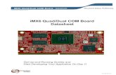 iMX6 Quad/Dual COM Board Datasheet · 2017. 4. 10. · The iMX6 COM Board is a Computer-on-Module (COM) based on NXP's quad/dual-core ARM Cortex- A9 i.MX 6 System-on-Chip (SoC) application