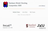 Hardware Model Checking Competition 2020(11th Edition)fmv.jku.at/hwmcc20/hwmcc20slides.pdf · 2020. 9. 24. · PDR is used to generalize the interpolants Original paper CAV 2014 Other