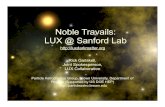 Noble Travails: LUX @ Sanford Labshuman/NEXT/Other_experiments/LUX_internals_006.pdfNoble Travails: LUX @ Sanford Lab Rick Gaitskell, Joint Spokesperson, LUX Collaboration Particle