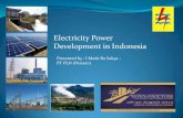 Electricity Power Development in Indonesia · 2014. 2. 6. · addition, Indonesia has a substantial amount of coal which can be sourced domestically. • PLN will prioritize on the
