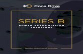 SERIES B - Cone Drive · 2020. 10. 22. · Series B can provide design flexibility with lasting performance. Right Angle Gearbox Directly interchangeable with most worm reducers,