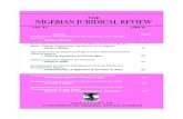 THE NIGERIAN JURIDICAL REVIEW 1.pdfMotor Vehicles (Third Party Insurance) Act in Nigeria 19 Appraisal of the Jurisdictional Regime of the National Industrial Court Of Nigeria 39 Online