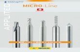 アプリテック社 （スイス） MICRO -LineラインMICRO マイクロ-Lineライン ・ 刃先は最も鋭い、ポリッシュ仕上げ ・ 極小径ワークの加工に第一推奨（径0.5mm未満）