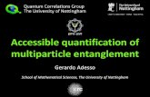 Accessible quantification of multiparticle entanglement...Can we get an experimentally-friendly and quantitative assessment of multipartite entanglement . Quantification Adesso This