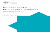 National Police Promotion Framework... · 2020. 11. 20. · 1.5 The NPPF quality assurance process supports consistent implementation of the promotion system for sergeants and inspectors.