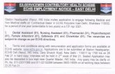 ECHS DELHI.pdfbasis for its ECHS Polyclinics located in Delhi/NCR (Delhi cantt, Lodhi Road, NODA, Greater NODA, Dundahera(Gurugram), Sohna Road, Shakurbasti & Timarpur) as per the