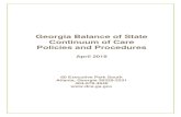 Georgia Balance of State Continuum of Care Policies and ......2018/04/17  · The Georgia Balance of State Continuum of Care (generally referenced in this document as “BoS CoC”