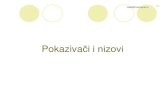 Pokazivači i nizovi - University of Belgradepoincare.matf.bg.ac.rs/~vladaf/Courses/PmfBl TI OP... · 2012. 4. 5. · 2/27 vladaf@matf.bg.ac.rs 5.1 Pokazivači i adrese unarni operatori:
