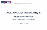 AGL/APA Gas Import Jetty & Pipeline Project · 2020. 10. 21. · water on all vessels. • Under the Australian Ballast Water Management requirements, all ballast discharged into