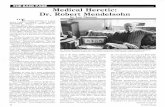 THE BACK PAGE Medical Heretic: Dr. Robert Mendelsohn · THE BACK PAGE Medical Heretic: Dr. Robert Mendelsohn '''T' .l.he Jewish physician is a great threat today to Judaism," claims