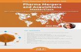Online MasterClass Pharma Mergers and Acquisitions - GLC ......• 360 degrees C gllearning experience – Individual pre-questionnaire for each participant, several case studies and