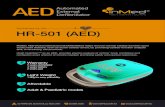 HR-501 (AED) · 2019. 1. 23. · Radian AED (Automated External Defibrillator) helps recover normal cardiac function upon acute heart disease, such as acute cardiac arrest, by providing