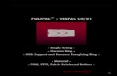 POLYPACR -VEEPACCH/G1Poypac Ref. No.: CH 314236 G1 POLYPACR - Veepac 130 Busak+Shamban Installation Recommendation, Type CH/G1 Single ring height “T1” T L d1 d2 D N Figure 53 Installation