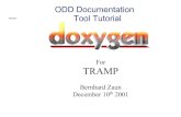 TRAMP - TUM · 2016. 1. 26. · TRAMP Bernhard Zaun December 10 th 2001 _ Agenda / Overview of ODD / Why to document source code / Doxygen / What is Doxygen / Config file / Documentation
