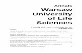 Annals Warsaw University of Life Scienceswtd.sggw.pl/pix/files/WULS tom 107_finale_7_01.pdf · The EASERA program provided diagrams of the intensity of sound on both sides of the