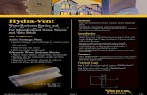 Hydra Vent - yorkmfg.com › wp-content › uploads › 2020 › 12 › Hydra-V… · Hydra-Vent. TM around windows, doors, vents and penetrations. Co. rners • Start . Hydra-Vent.