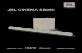 QUICK START GUIDE JBL CINEMA SB260 · 2021. 1. 7. · 5. PREPARATIONS Prepare the Remote Control The provided Remote Control allows the unit to be operated from a distance. • Even
