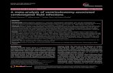 A meta-analysis of ventriculostomy-associated cerebrospinal fluid ...€¦ · Keywords: Cerebral ventriculitis, Cerebrospinal fluid, Ventriculostomy, Catheter-related infection, Neurosurgery,
