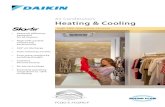 Air Conditioners Heating & Cooling - Daikin · 2021. 1. 12. · Air-to-air heat pumps obtain 75% of their output energy from renewable sources: the ambient air, which is both renewable