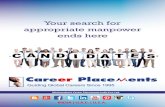 Your search for appropriate manpower ends herecareerplacementsindia.com/wp-content/uploads/2020/04/...SEO contract implemented • Awarded ‘Top 100 Debutant 2013 2014 Brand - 2014’