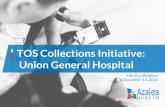 Union General Hospital TOS Collections Initiative · 2017. 9. 12. · Union General Hospital Industry Webinar December 13, 2016 Webinar Recording and Presentation Slides Handouts