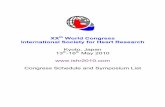 XXth World Congress · 2018. 4. 2. · (T. B. A.)-2 Epidemiology and therapeutic evidence for atherothrombosis Shinya Goto (Tokai University, Japan)-3 Lipid mediators and atherothrombosis