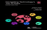 Navigating Technology s TECHNOLOGY Top 10 Risks Core Report Technology's Top 10 Risk… · 4 Navigating Technology s Top 10 Risks A re the primary and emerging technology risks in