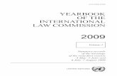 Yearbook of the International Law Commission 2009 Volume Ilegal.un.org/.../yearbooks/english/ilc_2009_v1.pdf · 2016. 6. 10. · NOTE Symbols of United Nations documents are composed